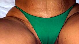 watch this latina milf's dripping wet pussy get creamy close-up pounding ending