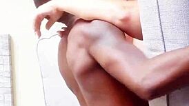 Busty blonde pawg milf rides drblackjohnsonxxx monster cock anal cowgirl bare feet