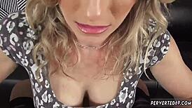 Russian milf Cory Chase hardcore car sex taboo ride?