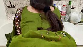 i mean my hot indian stepmom uh fucks me hard in kitchen so dirty