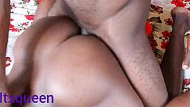 homemade big clit tattooed pussy lips spread wide in intense doggystyle with screaming orgasms