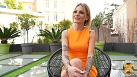 naomi ricci takes huge cock first time in stockings like a total slut