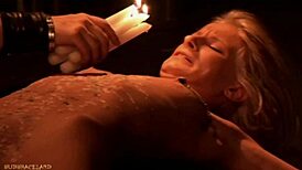 Obedient Slave Crawls Leashed to Master's Nest for Outdoor Suck!