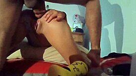 mi marido's uncle stretches my tight asshole rough