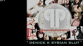 sebastian, solo denice k rides sybian to deepthroat choking orgasm facial cumshot!