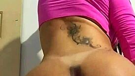 angel lima peruvian pornstar shakes ass dancing shows wet pussy