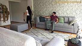 tiny venezuelan teen's tight pussy wrecked by old cock