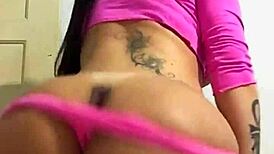 angel lima peruvian pornstar shakes ass dancing shows wet pussy