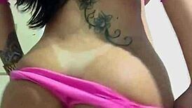 angel lima peruvian pornstar shakes ass dancing shows wet pussy