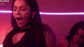 girls ravage cocks in wild foot fetish orgy