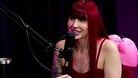 alie oficial kisses friends, dreams of wild gangbang on sheer red