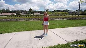 molly cooper spreads for thick cock in missionary then gulps cum eagerly