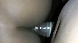 Ebony Hood Slut Bent Over Doggystyle Taking It Deep in Pussy and Ass!