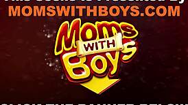 blonde milf tempts young cock for sneaky dressing room facial cumshot