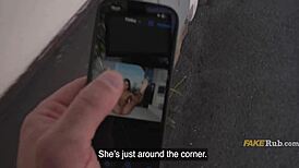 horny pickup girl flashes begging for outdoor thrill