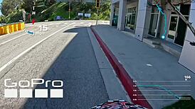 Blonde pornstar's bubble butt in thong panties teases big cock at beach yoga party