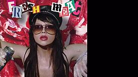 Ayesha Erotica's Yummy Slut Wig Tease