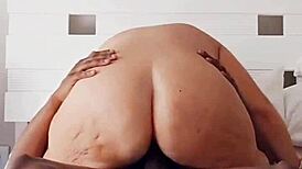 Busty blonde pawg milf rides drblackjohnsonxxx monster cock anal cowgirl bare feet