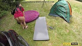 Fake Taxi British Luci Reign Fucks Taxi Driver's Huge White Cock