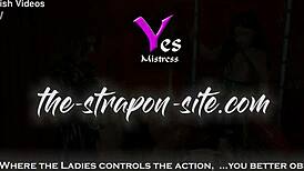 The perverted bride dominates latex slave hubby at twisted wedding