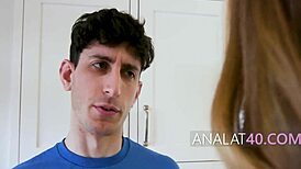 stepmom wins award then takes stepson anal deep