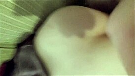 MTF Asian redhead shemale sucks daddy deepthroat then raw anal creampie doggystyle