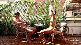 Wet Terrace Fuck Fest Explodes!