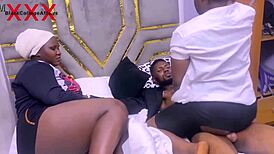 teacher sneaks into girls' dorm for wild welcome sex sessions with ebony students