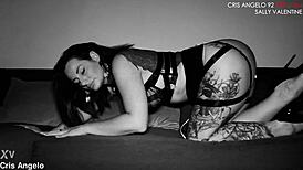 cris angelo and sally lys valentine heat up homemade nylons