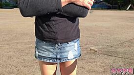 feel me climaxing hard from anal vibrator in miniskirt boots