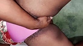 Stepdad strokes then pounds my hairy little pussy