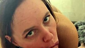 she sneaks quickie pounding with hubby while pretending it's just routine fun