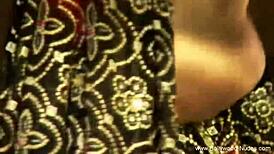 Bold Bollywood Honey Strips Nude Teasing Natural Tits Erotically