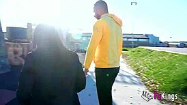 the asian latina lore hot she wants eat good iberian sausage x2 in threesome damn!