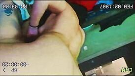 housewife bends over in stockings for pov handjob and hardcore fucking