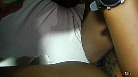 Horny asian girlfriend rides boyfriend's big cock to keep him from traveling