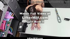 Hey shoplifter milf, ready for this strict mall cop's full strip search and punishment?