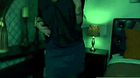 hot brunette dava fingers her tight wet pussy solo