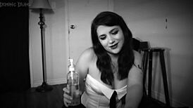 Hot pov noir detective grills busty interracial slut in intense bdsm interrogation