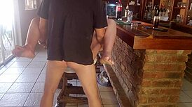 Finally Pounding Best Friends Wife with Upskirt Skirt Lift and Hard Fuck Cumshot!