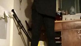 grooving through an intense workout session with beats