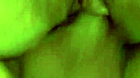 double penetration on pool table with hairy pussy