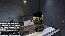 Roblox Catgirl Yields Big Ass After Tease