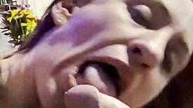 cory chase's tight milf tits ass make stepbro hard in see thru shorts stepsis spots it