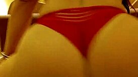 Brazilian Teen Dancer Reveals Big Pussy Lips After Fetish Party Fun