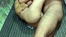 boyfriend slams janvibhabhi's pussy hard doggystyle closeup