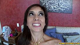 Stepdad Pounds Trinity St. Clair Cowgirl Style On Top!