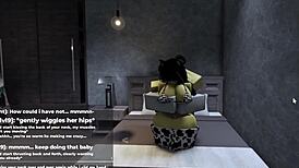 Roblox Catgirl Yields Big Ass After Tease