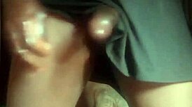 horny african crossdresser sexyjayla254 strokes massive black dick to explosion