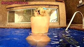 Underwater Horny Big Ass Brazilian Milf Begs for Rough Doggystyle Pounding!